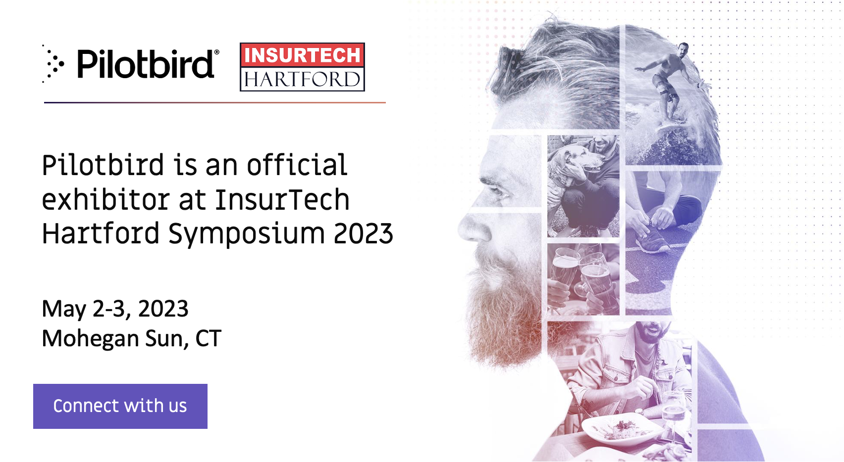 Pilotbird exhibits at InsurTech Hartford Symposium 2023